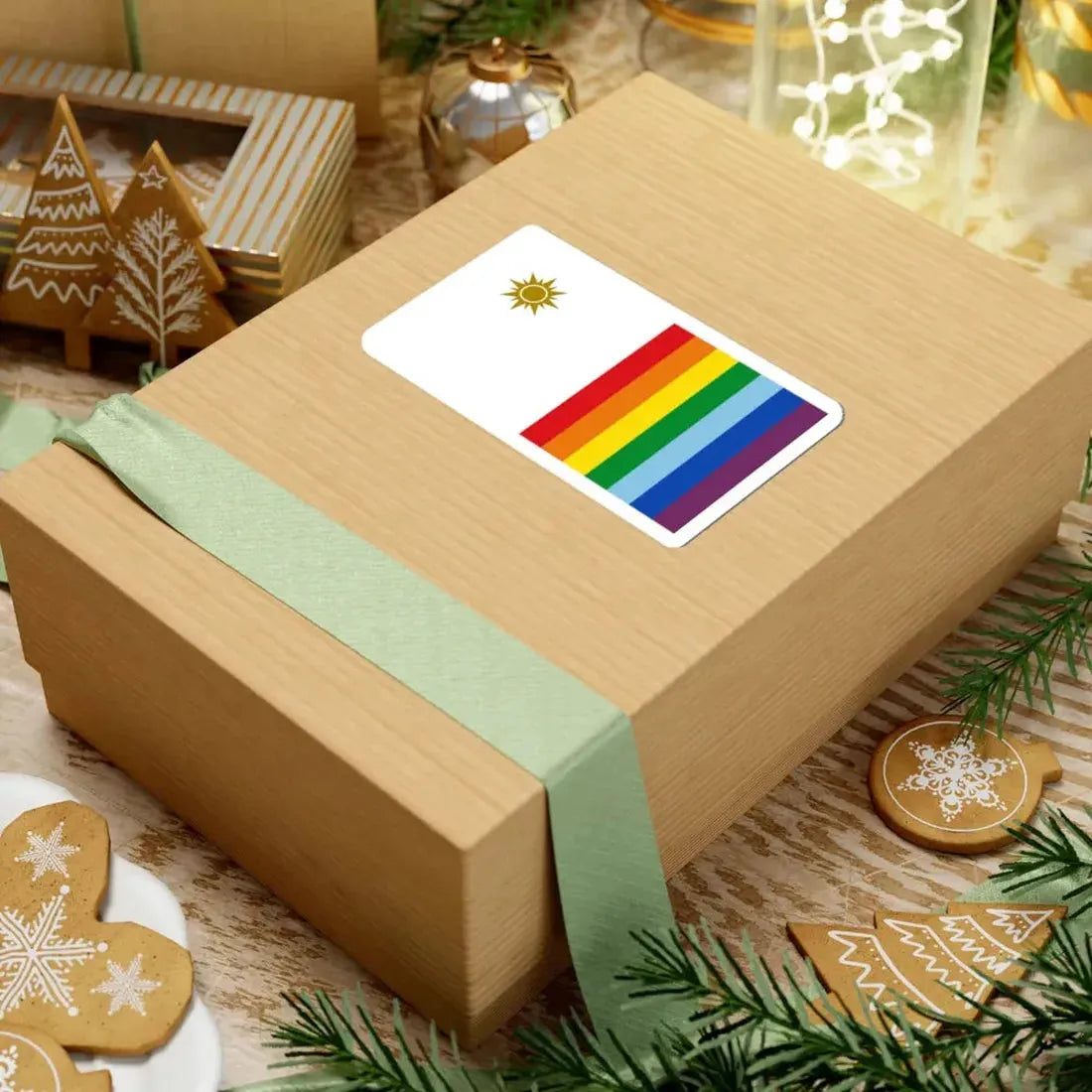 Bandera de Banos del Inca Peru (Peru) STICKER Vinyl Kiss-Cut Decal - The Sticker Space