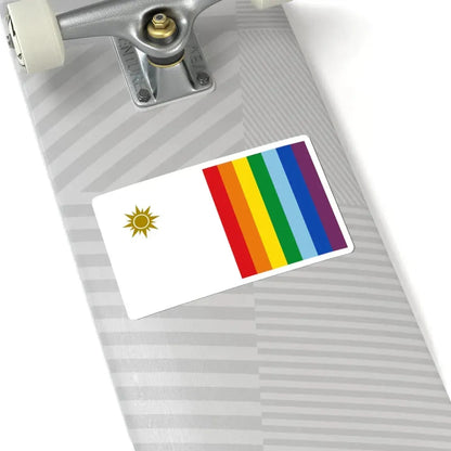 Bandera de Banos del Inca Peru (Peru) STICKER Vinyl Kiss-Cut Decal - The Sticker Space