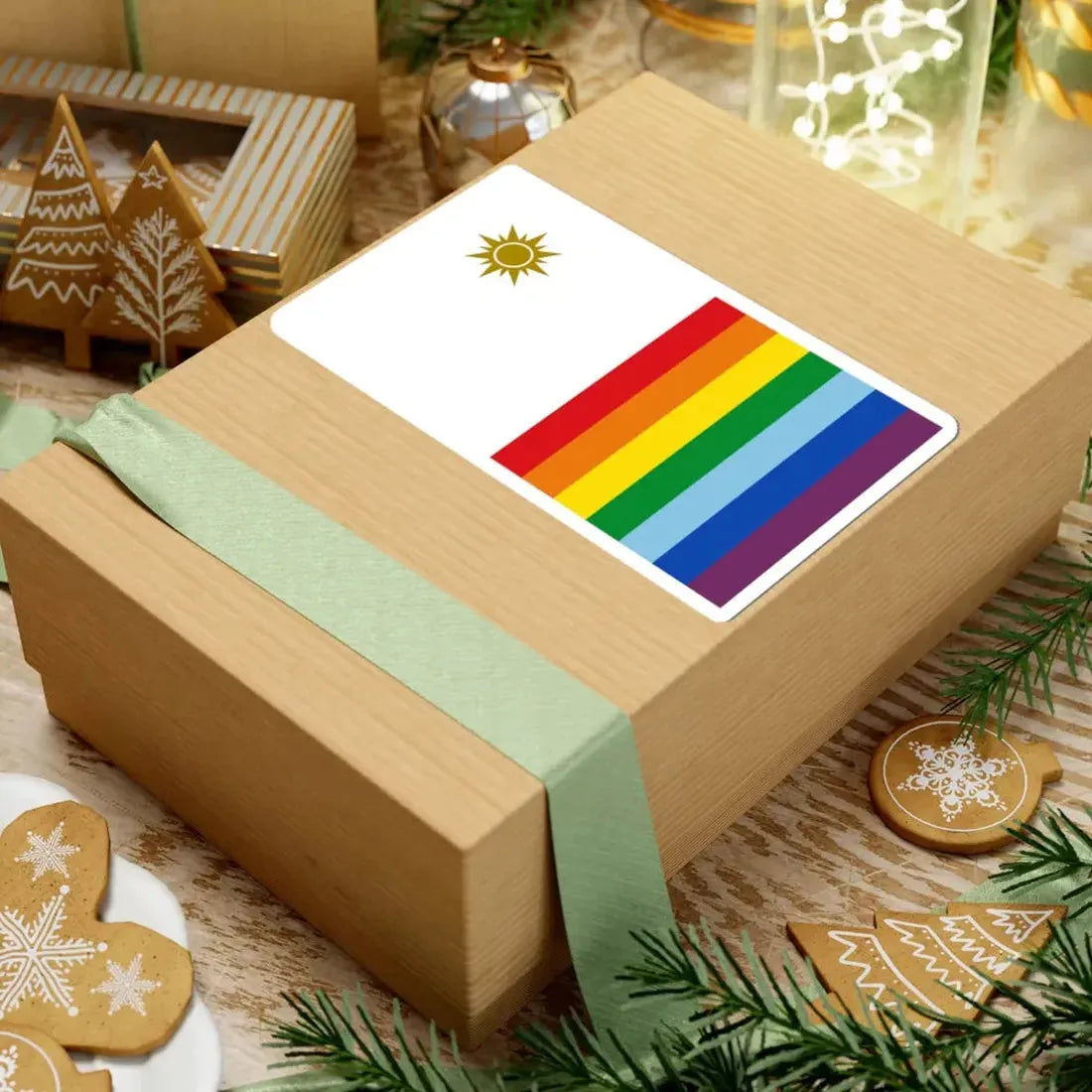 Bandera de Banos del Inca Peru (Peru) STICKER Vinyl Kiss-Cut Decal - The Sticker Space