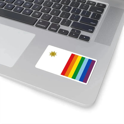 Bandera de Banos del Inca Peru (Peru) STICKER Vinyl Kiss-Cut Decal - The Sticker Space