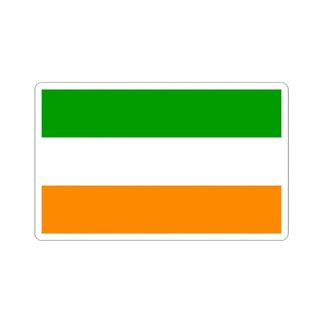 Bandera de Barva Costa Rica (Costa Rica) STICKER Vinyl Kiss-Cut Decal 3 Inch White - The Sticker Space