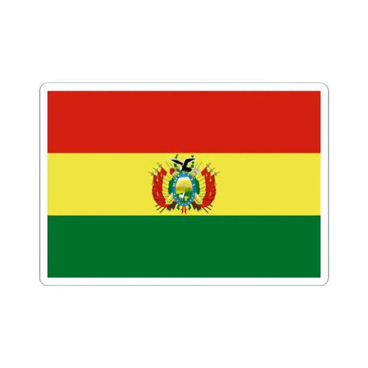 Bandera de Bolivia Estado (Bolivia) STICKER Vinyl Kiss-Cut Decal 2 Inch White - The Sticker Space
