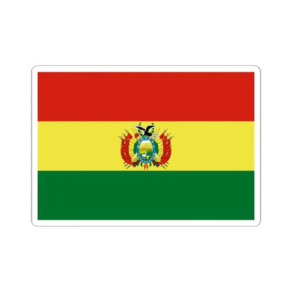 Bandera de Bolivia Estado (Bolivia) STICKER Vinyl Kiss-Cut Decal 3 Inch White - The Sticker Space
