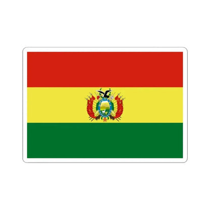 Bandera de Bolivia Estado (Bolivia) STICKER Vinyl Kiss-Cut Decal 4 Inch White - The Sticker Space