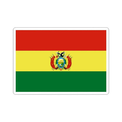 Bandera de Bolivia Estado (Bolivia) STICKER Vinyl Kiss-Cut Decal 6 Inch White - The Sticker Space