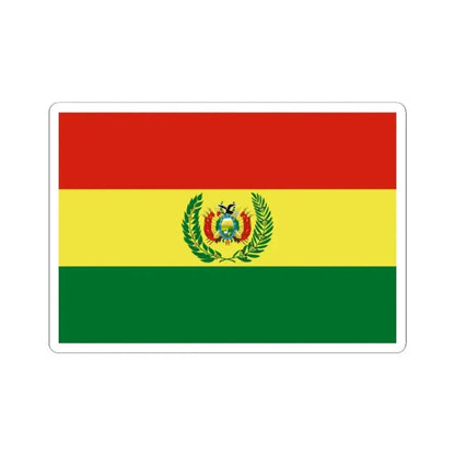 Bandera de Bolivia Guerra (Bolivia) STICKER Vinyl Kiss-Cut Decal 2 Inch White - The Sticker Space