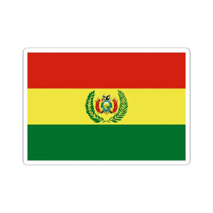 Bandera de Bolivia Guerra (Bolivia) STICKER Vinyl Kiss-Cut Decal 3 Inch White - The Sticker Space
