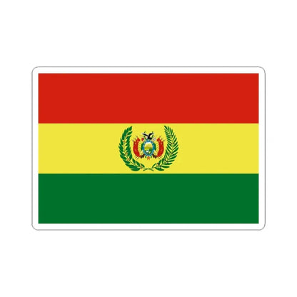 Bandera de Bolivia Guerra (Bolivia) STICKER Vinyl Kiss-Cut Decal 6 Inch White - The Sticker Space