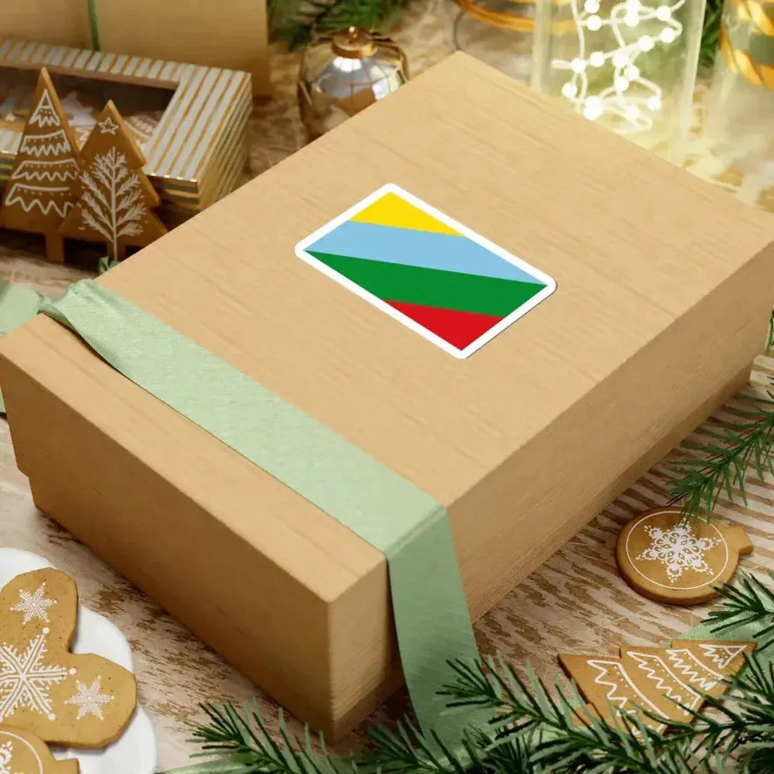 Bandera de Buenos Aires Costa Rica (Costa Rica) STICKER Vinyl Kiss-Cut Decal - The Sticker Space