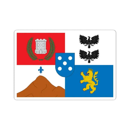 Bandera de Casablanca (Chile) STICKER Vinyl Kiss-Cut Decal 2 Inch White - The Sticker Space