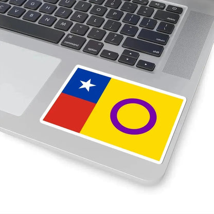 Bandera de Chile Intersexo 2 (Chile) STICKER Vinyl Kiss-Cut Decal - The Sticker Space