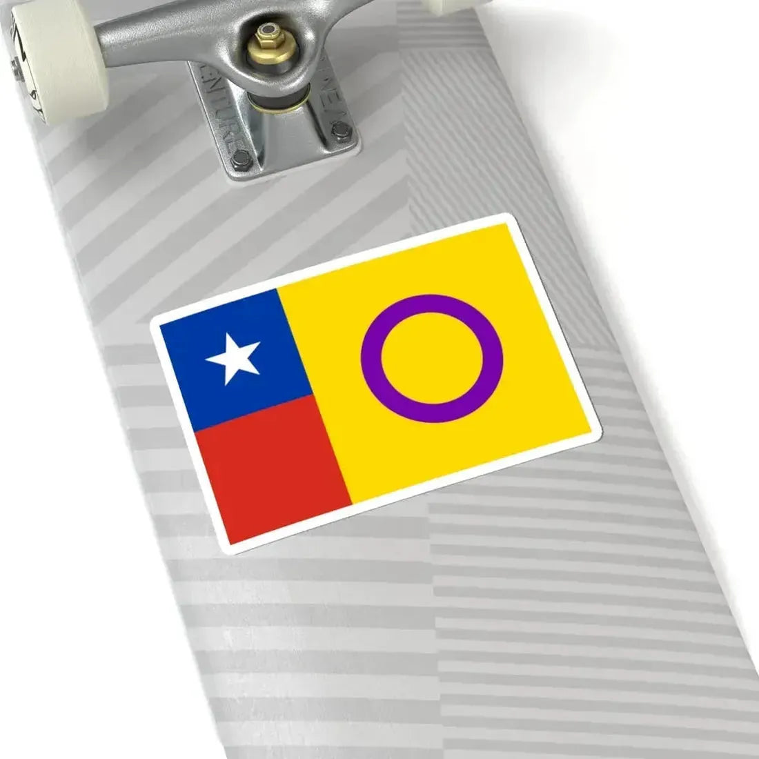 Bandera de Chile Intersexo 2 (Chile) STICKER Vinyl Kiss-Cut Decal - The Sticker Space