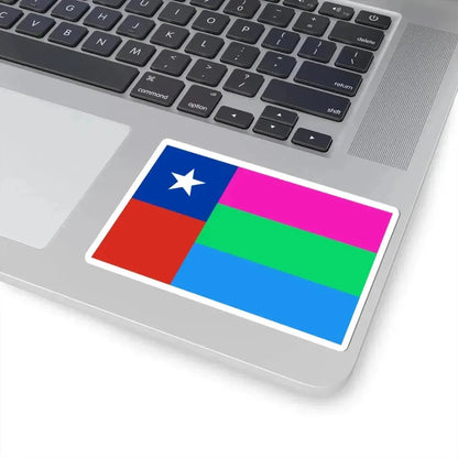 Bandera de Chile Polisexual (Chile) STICKER Vinyl Kiss-Cut Decal - The Sticker Space