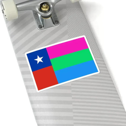 Bandera de Chile Polisexual (Chile) STICKER Vinyl Kiss-Cut Decal - The Sticker Space