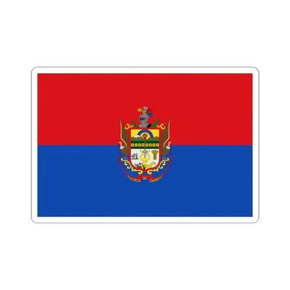 Bandera de Chimborazo (Ecuador) STICKER Vinyl Kiss-Cut Decal 4 Inch White - The Sticker Space