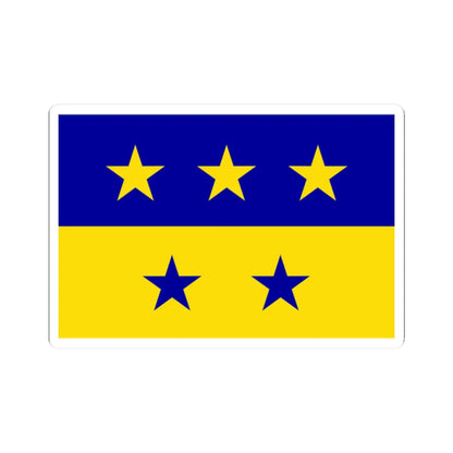 Bandera de Chitre (Panama) STICKER Vinyl Kiss-Cut Decal 2 Inch White - The Sticker Space