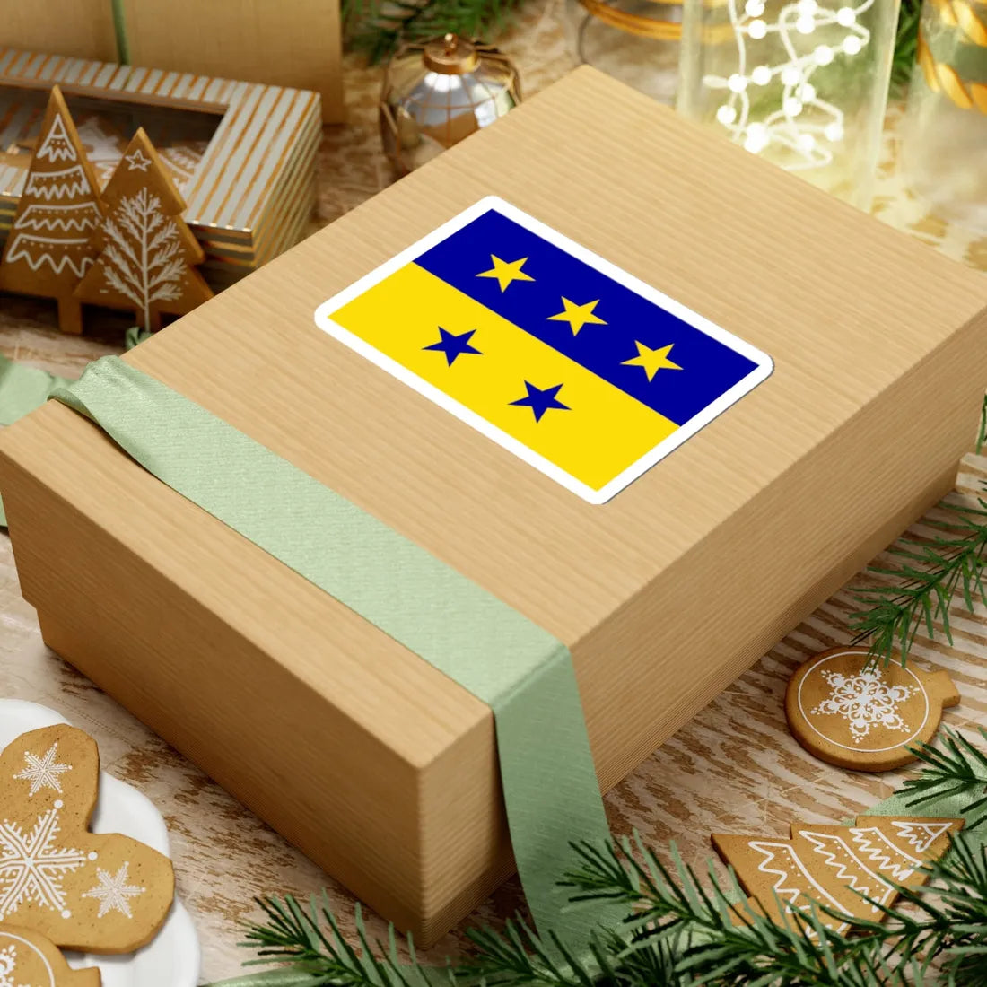 Bandera de Chitre (Panama) STICKER Vinyl Kiss-Cut Decal - The Sticker Space