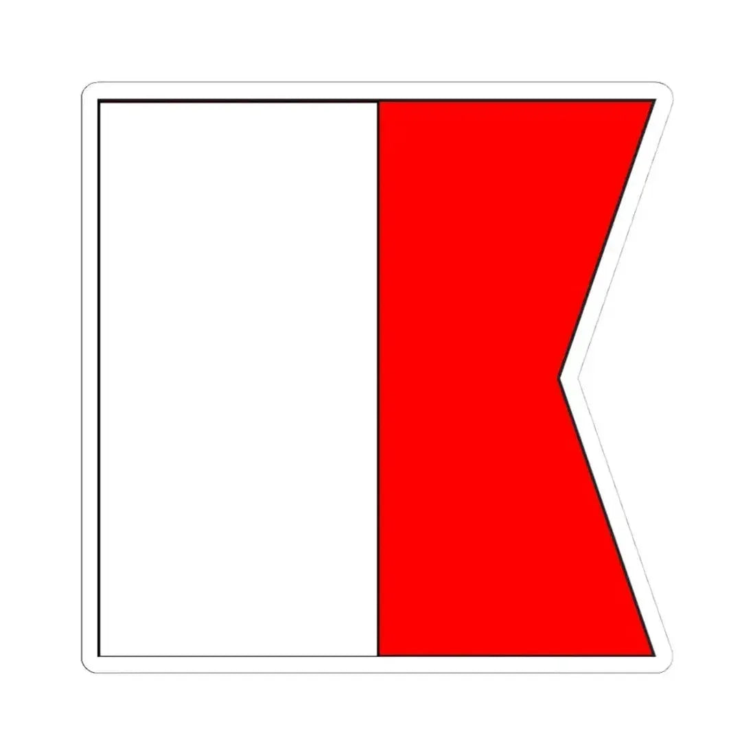 Bandera de Cienfuegos 1845 (Cuba) STICKER Vinyl Kiss-Cut Decal 4 Inch White - The Sticker Space