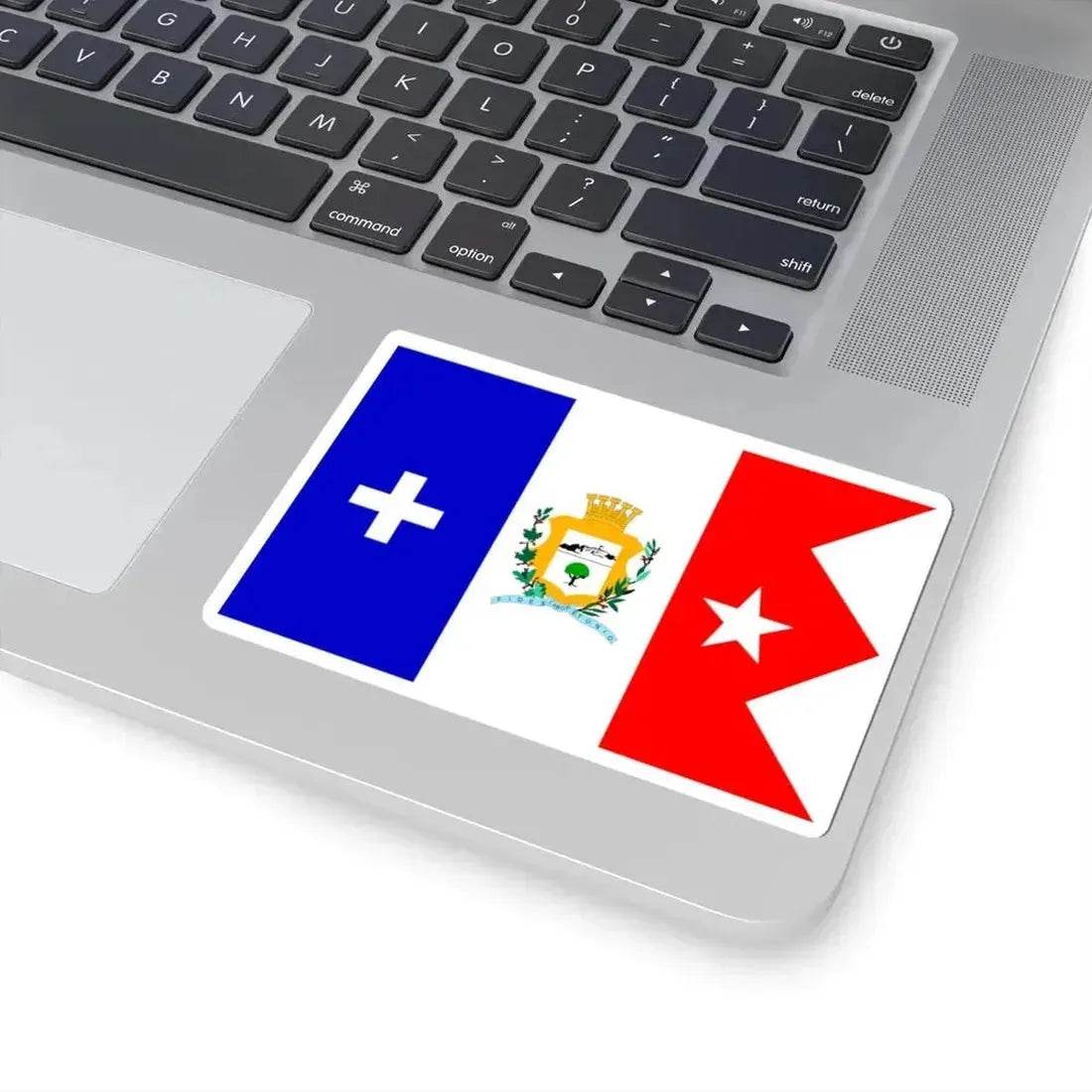 Bandera de Cienfuegos Cuba (Cuba) STICKER Vinyl Kiss-Cut Decal - The Sticker Space