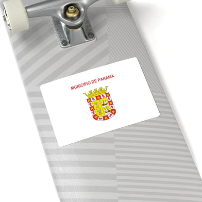 Bandera de Ciudad de Panama (Panama) STICKER Vinyl Kiss-Cut Decal - The Sticker Space