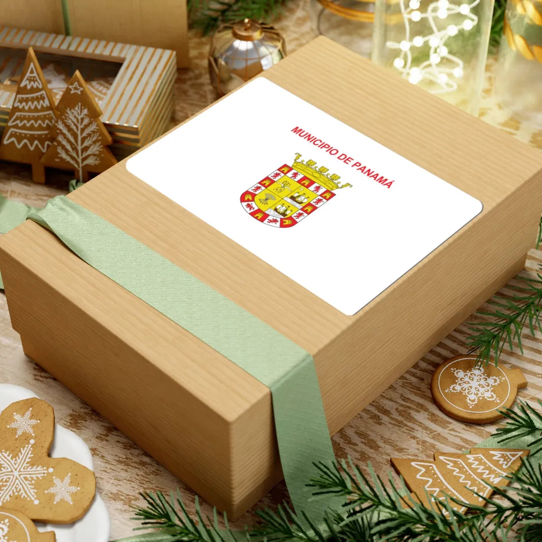 Bandera de Ciudad de Panama (Panama) STICKER Vinyl Kiss-Cut Decal - The Sticker Space