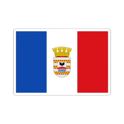 Bandera de Collipulli (Chile) STICKER Vinyl Kiss-Cut Decal 2 Inch White - The Sticker Space