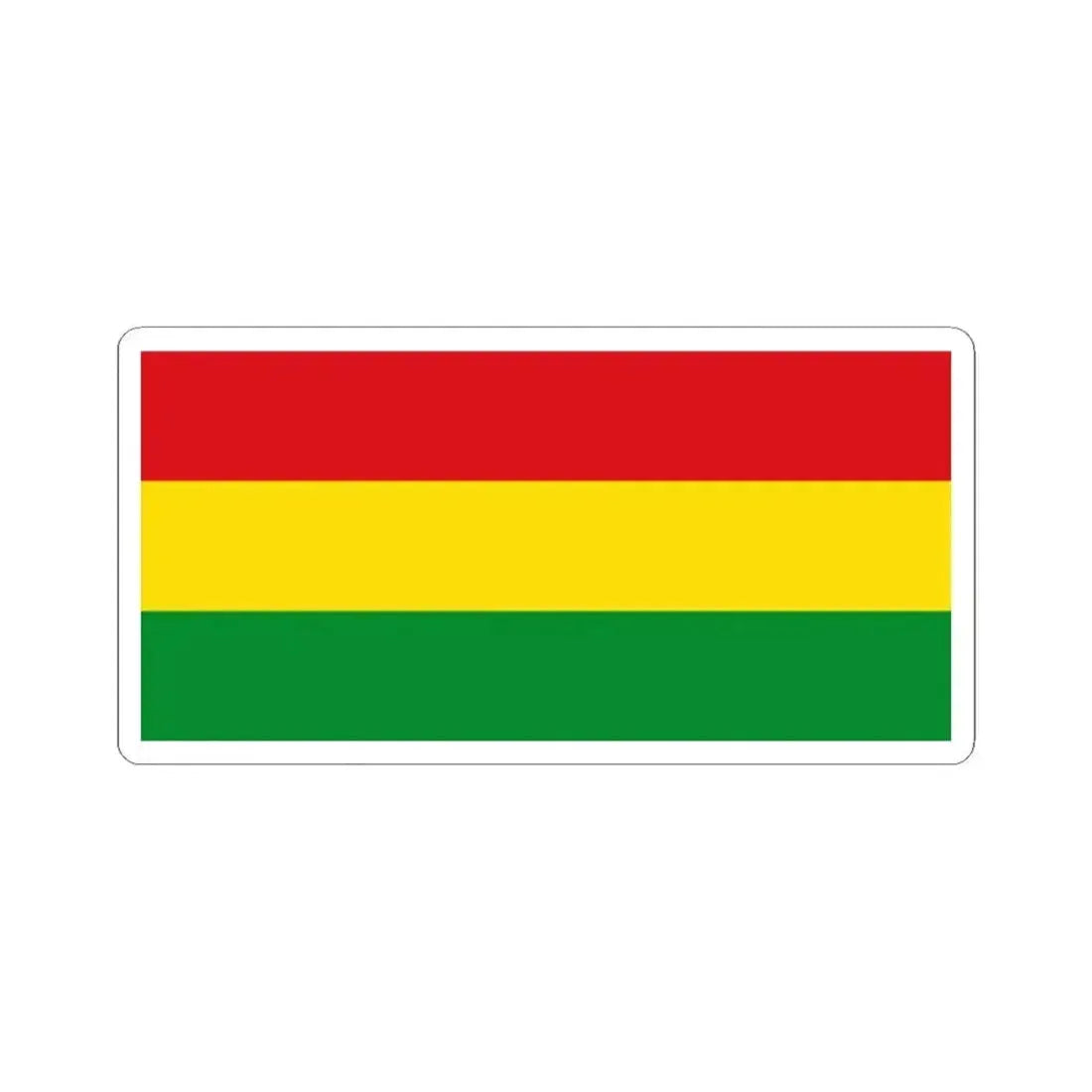 Bandera de Coto Brus (Costa Rica) STICKER Vinyl Kiss-Cut Decal 2 Inch White - The Sticker Space