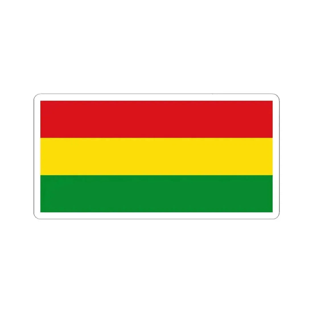 Bandera de Coto Brus (Costa Rica) STICKER Vinyl Kiss-Cut Decal 4 Inch White - The Sticker Space