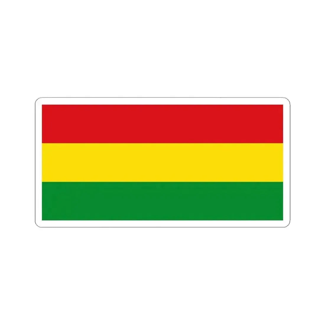 Bandera de Coto Brus (Costa Rica) STICKER Vinyl Kiss-Cut Decal 6 Inch White - The Sticker Space