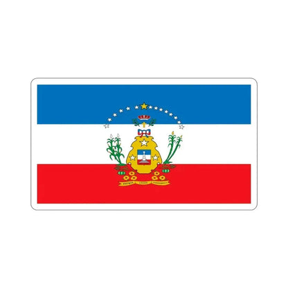 Bandera de Cruces, Cuba STICKER Vinyl Die-Cut Decal 3 Inch - The Sticker Space