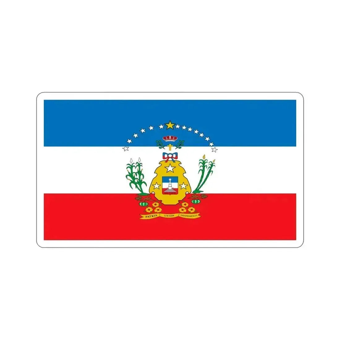 Bandera de Cruces, Cuba STICKER Vinyl Die-Cut Decal 5 Inch - The Sticker Space