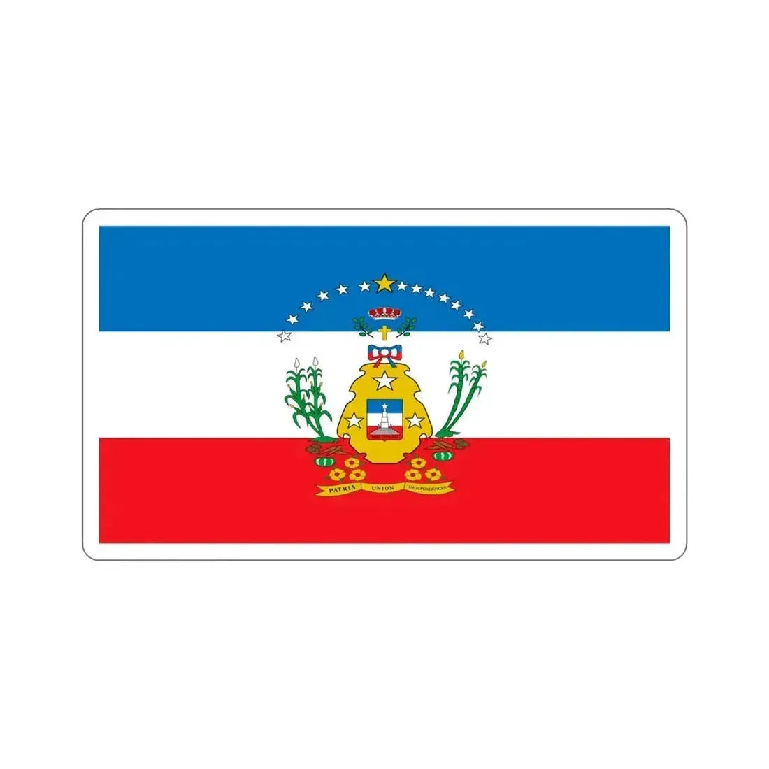 Bandera de Cruces, Cuba STICKER Vinyl Die-Cut Decal 6 Inch - The Sticker Space