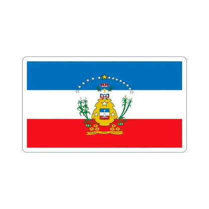 Bandera de Cruces, Cuba STICKER Vinyl Die-Cut Decal - The Sticker Space