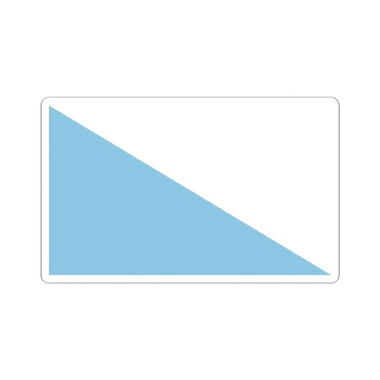 Bandera de Curridabat (Costa Rica) STICKER Vinyl Kiss-Cut Decal 2 Inch White - The Sticker Space