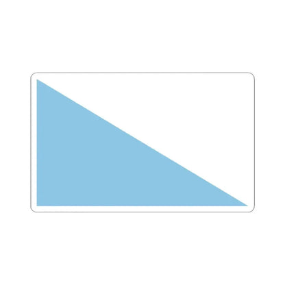 Bandera de Curridabat (Costa Rica) STICKER Vinyl Kiss-Cut Decal 3 Inch White - The Sticker Space