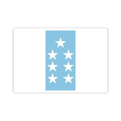 Bandera de Ecuador 1845 (Ecuador) STICKER Vinyl Kiss-Cut Decal 2 Inch White - The Sticker Space