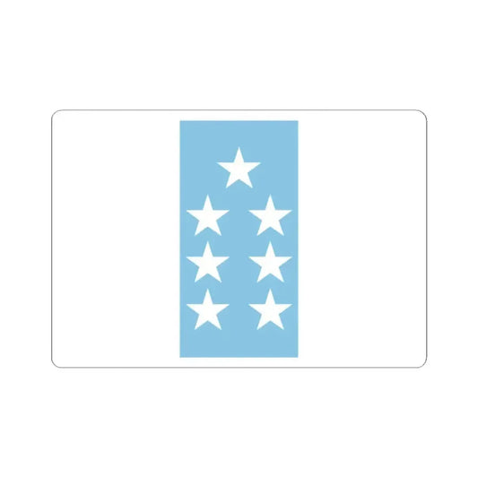 Bandera de Ecuador 1845 (Ecuador) STICKER Vinyl Kiss-Cut Decal 2 Inch White - The Sticker Space