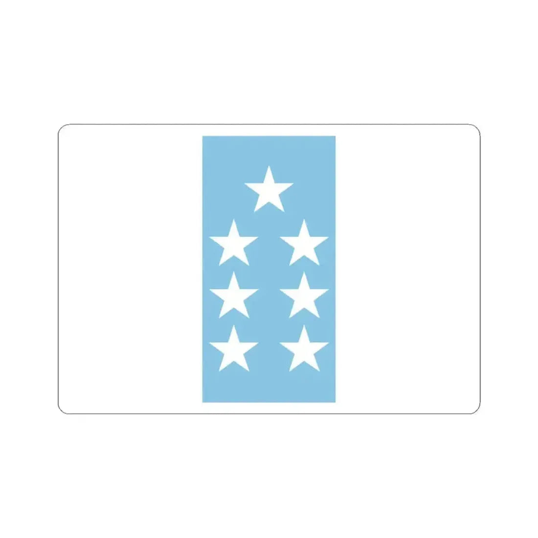 Bandera de Ecuador 1845 (Ecuador) STICKER Vinyl Kiss-Cut Decal 3 Inch White - The Sticker Space