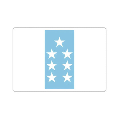 Bandera de Ecuador 1845 (Ecuador) STICKER Vinyl Kiss-Cut Decal 3 Inch White - The Sticker Space