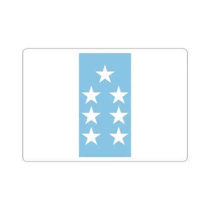 Bandera de Ecuador 1845 (Ecuador) STICKER Vinyl Kiss-Cut Decal 4 Inch White - The Sticker Space