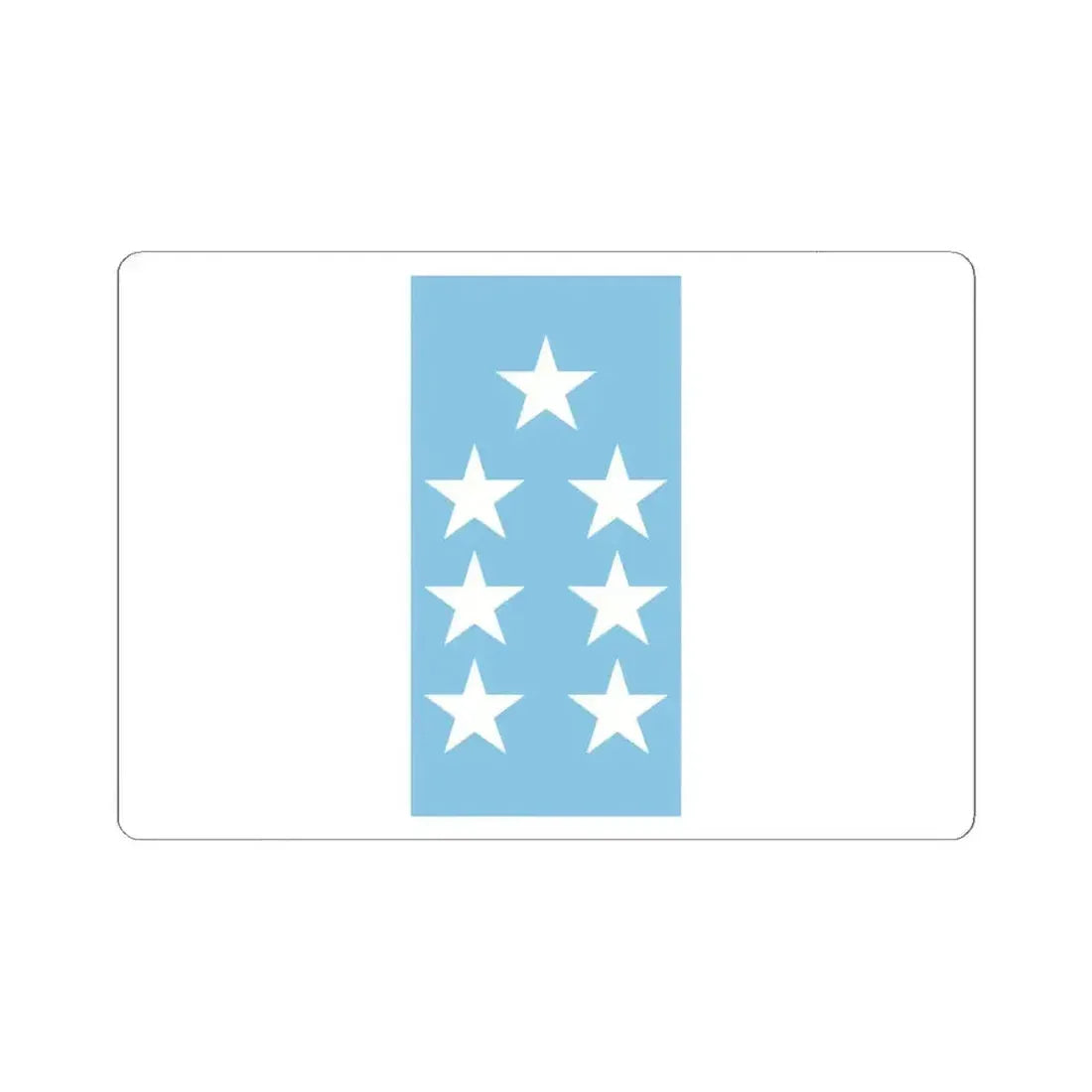 Bandera de Ecuador 1845 (Ecuador) STICKER Vinyl Kiss-Cut Decal 6 Inch White - The Sticker Space