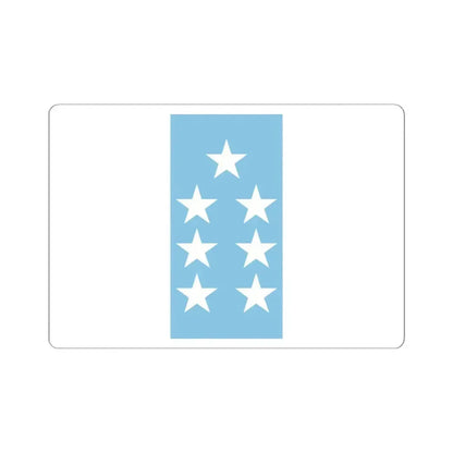 Bandera de Ecuador 1845 (Ecuador) STICKER Vinyl Kiss-Cut Decal 6 Inch White - The Sticker Space