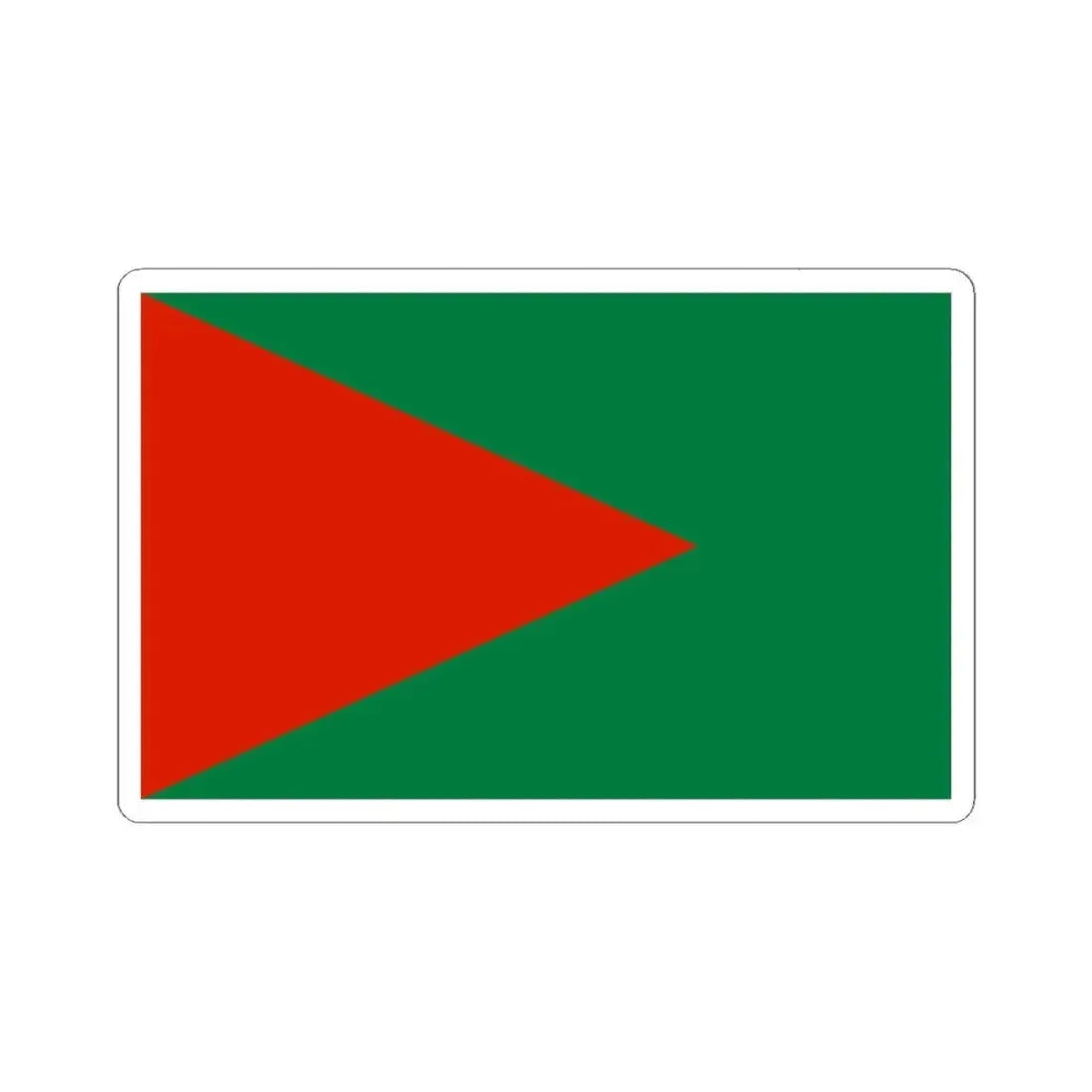 Bandera de El Alto (Bolivia) STICKER Vinyl Kiss-Cut Decal 3 Inch White - The Sticker Space