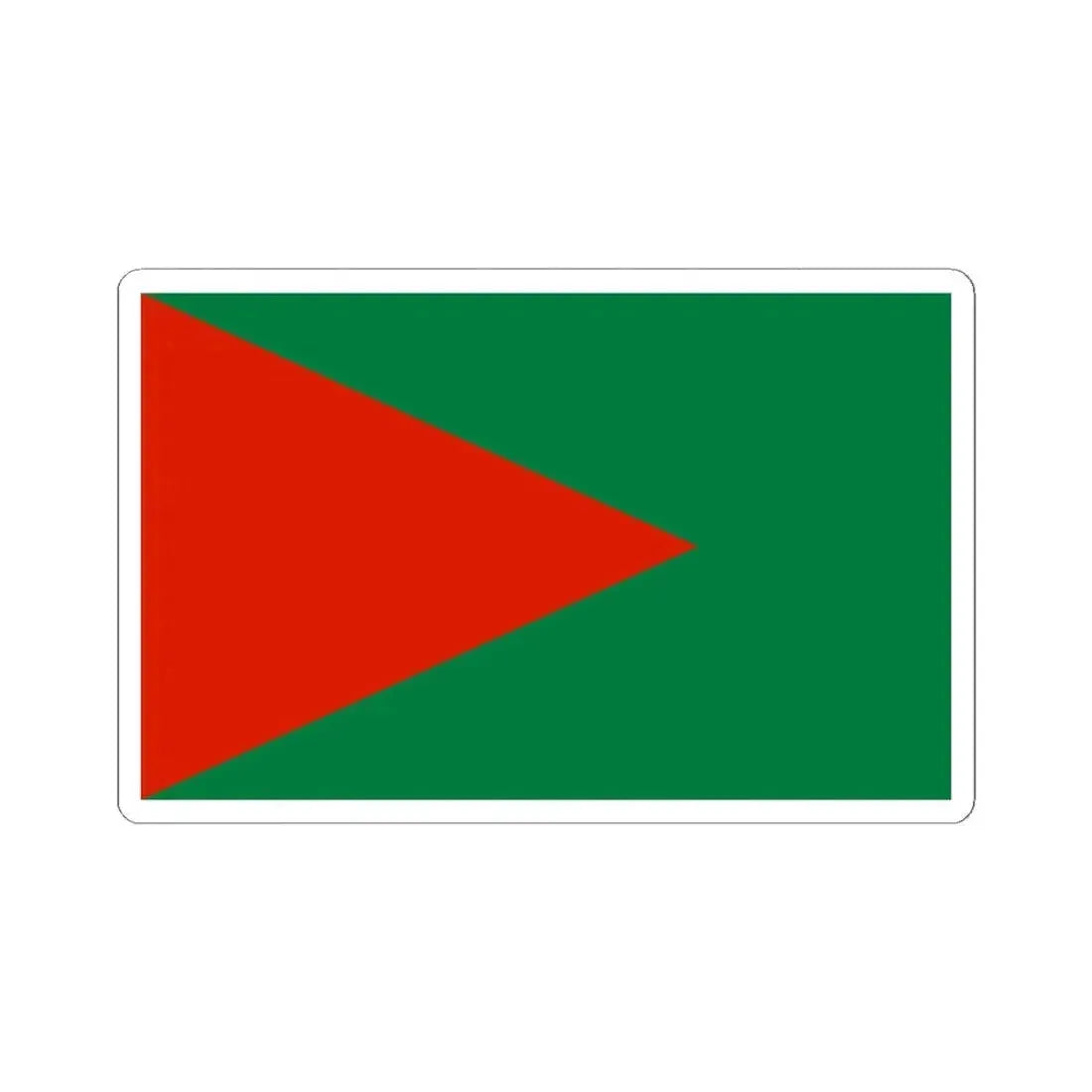 Bandera de El Alto (Bolivia) STICKER Vinyl Kiss-Cut Decal 4 Inch White - The Sticker Space