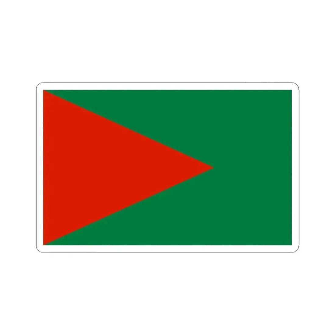 Bandera de El Alto (Bolivia) STICKER Vinyl Kiss-Cut Decal 6 Inch White - The Sticker Space