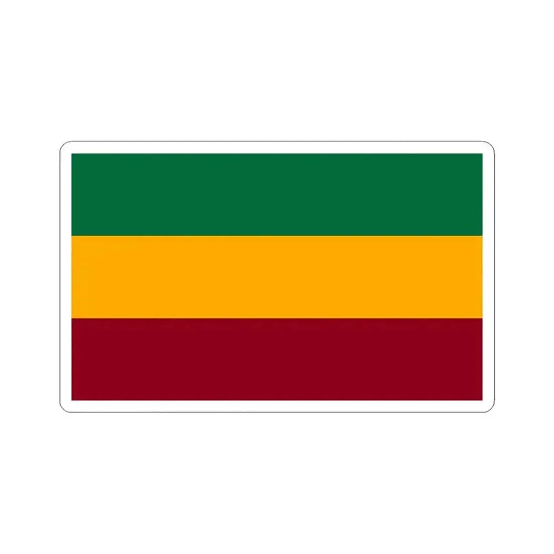 Bandera de El Guarco Costa Rica (Costa Rica) STICKER Vinyl Kiss-Cut Decal 3 Inch White - The Sticker Space