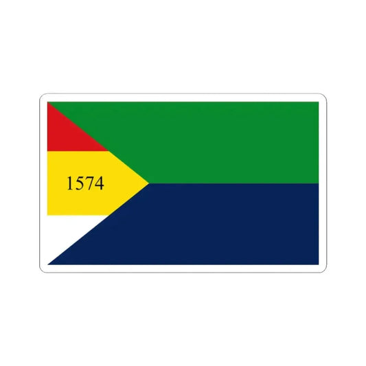 Bandera de Esparza (Costa Rica) STICKER Vinyl Kiss-Cut Decal 2 Inch White - The Sticker Space