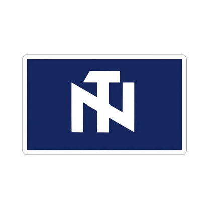 Bandera de Fuerza Nacional-Identitaria (Chile) STICKER Vinyl Kiss-Cut Decal 2 Inch White - The Sticker Space