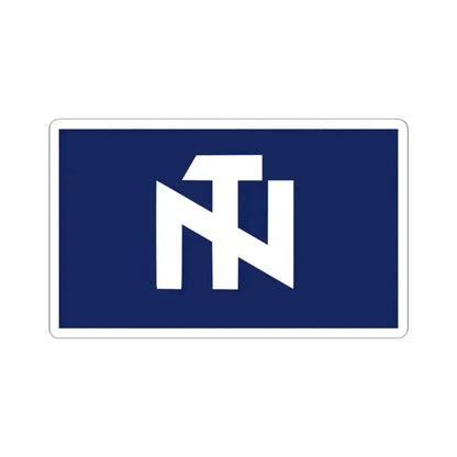 Bandera de Fuerza Nacional-Identitaria (Chile) STICKER Vinyl Kiss-Cut Decal 3 Inch White - The Sticker Space