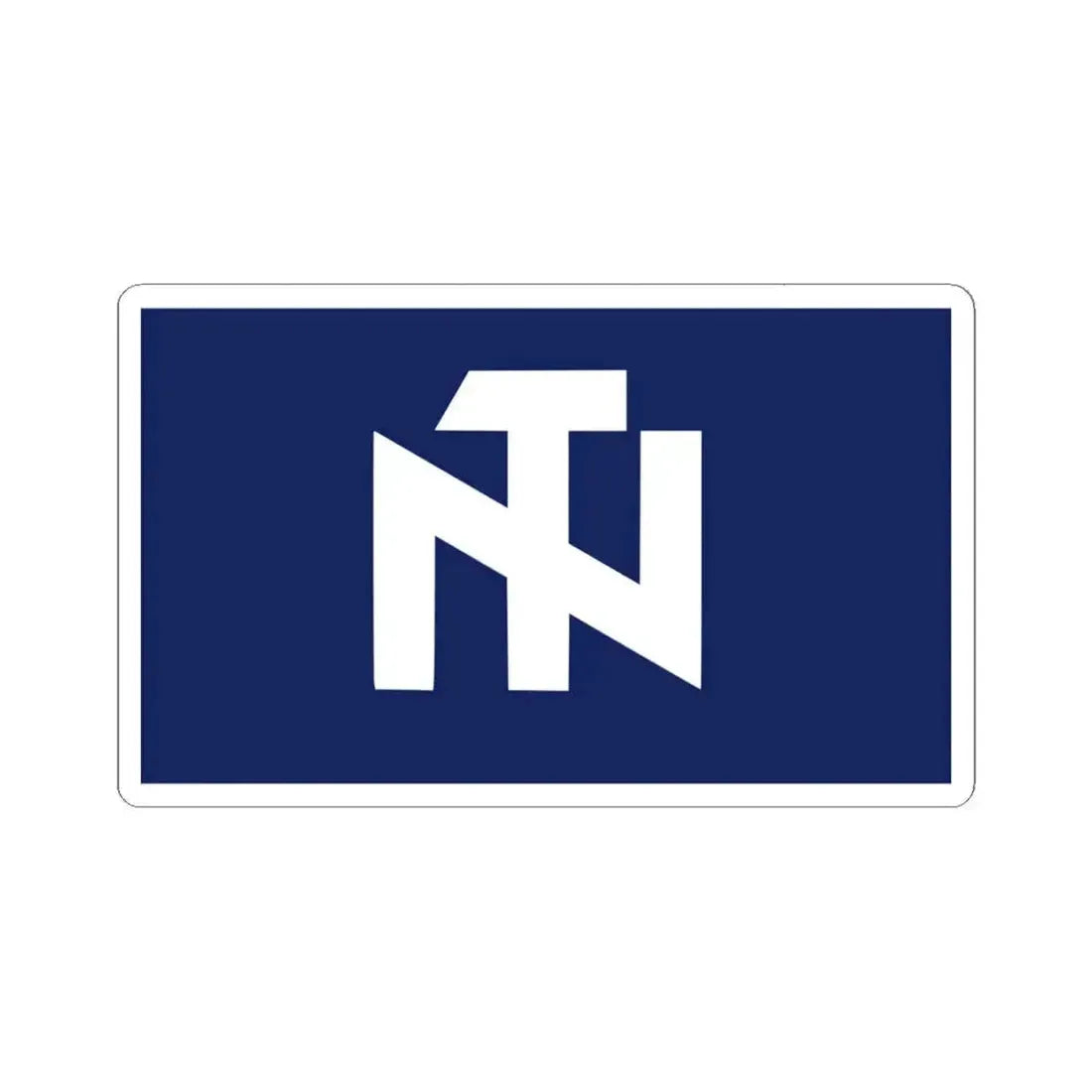 Bandera de Fuerza Nacional-Identitaria (Chile) STICKER Vinyl Kiss-Cut Decal 4 Inch White - The Sticker Space